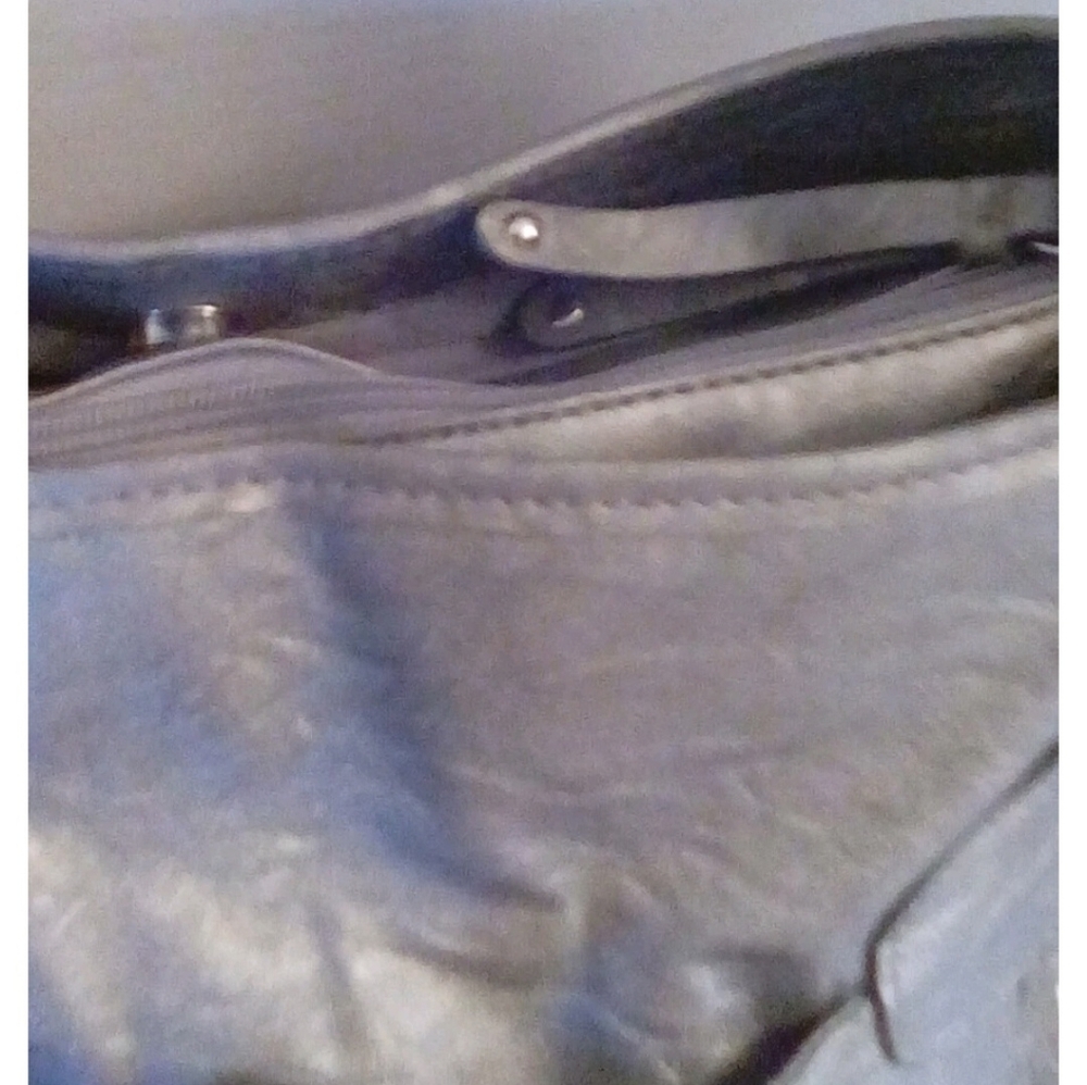 Silver Rosetti Shoulder Bag,braided Strap - Picture 5 of 6